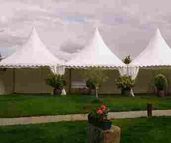Semi-detached tents