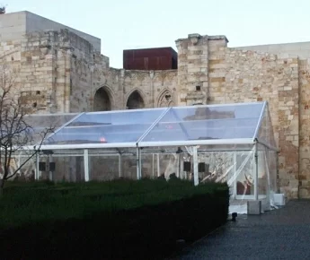 Glass" tent Glass" tent