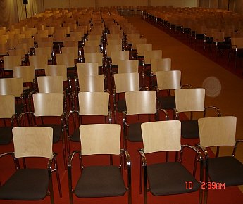 Silla conferencia marrón