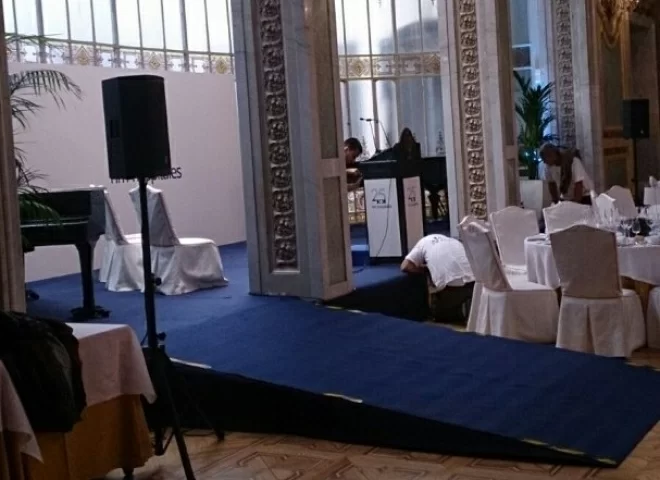 Stage with ramp Casino de Madrid